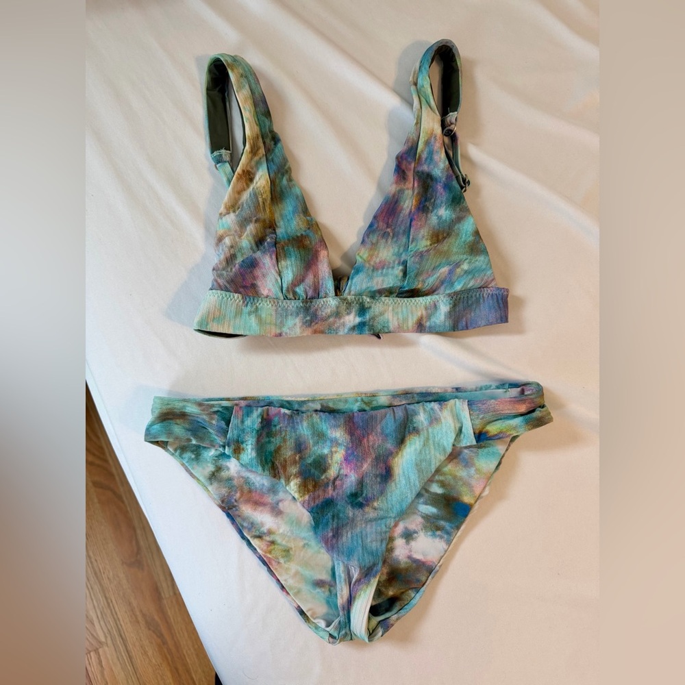 BECCA multicolor aqua Bikini